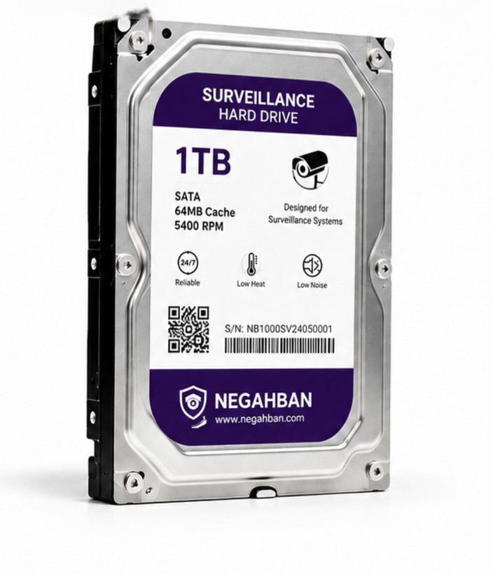 هارد 1 ترابایت وسترن بنفش WD Purple مخصوص دوربین مداربسته