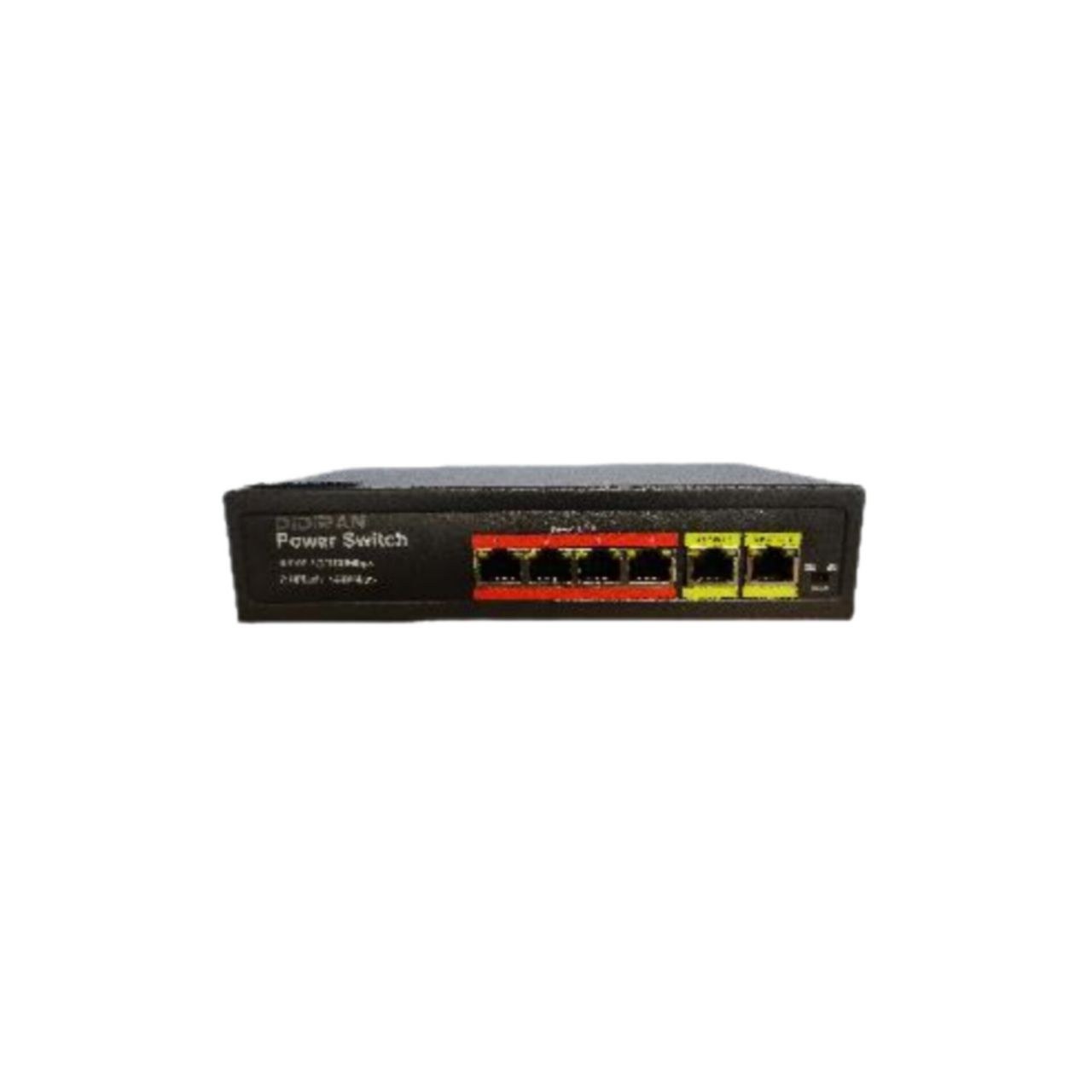 سوییچ 6 پورت مدل SW 1004 M دوربین مداربسته IP با نوع پورت LAN