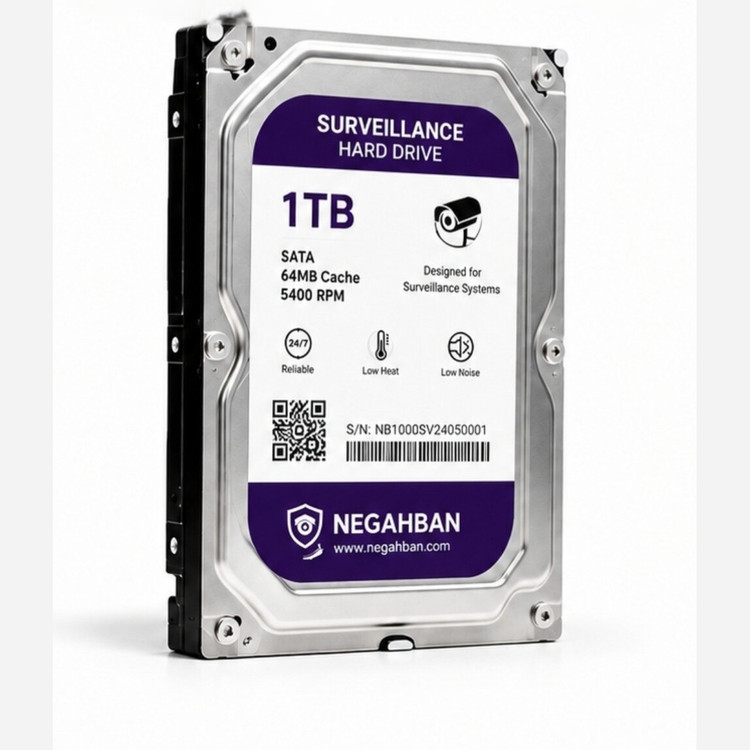 هارد وسترن دیجیتال بنفش 1 ترابایت WD Purple مخصوص دوربین مداربسته