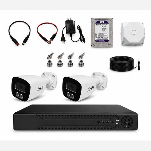 پکیج اقتصادیBN-802-CH 2M AHD+دستگاه ضبط+هارد 500 گیگ