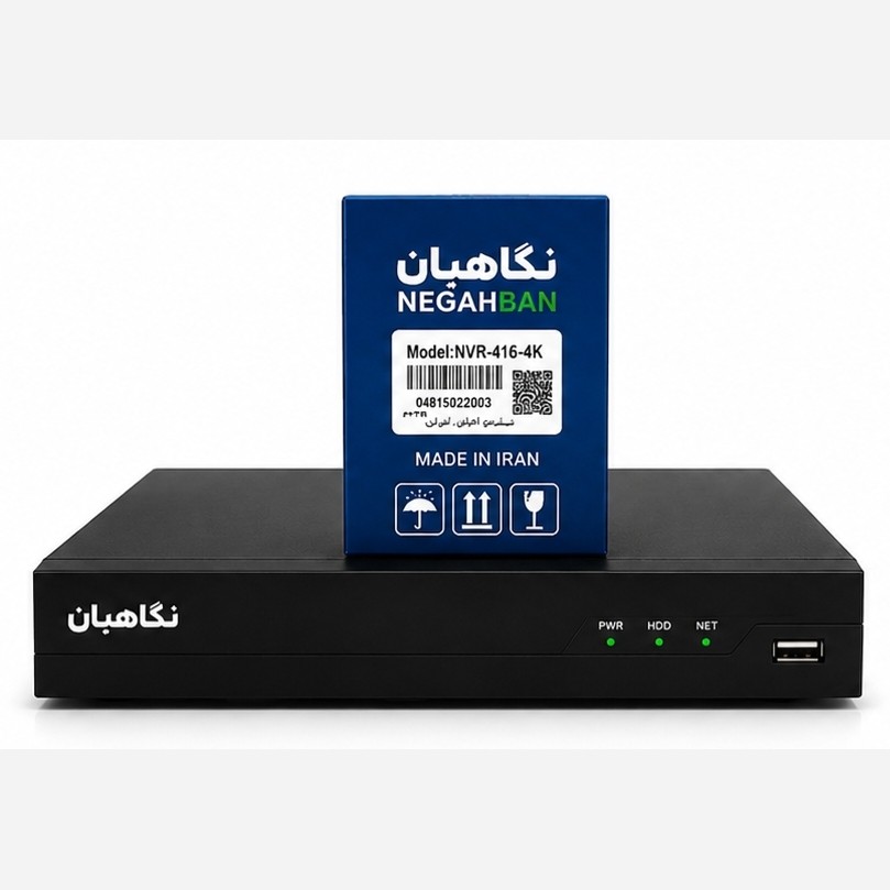 دستگاه 16 کانال nvr ،انتقال تصویر با نت ملی