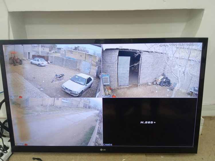 دوربین 2 مگاپیکسل AHD یونیک با دید در شب رنگی بدنه فایبر ضد آب