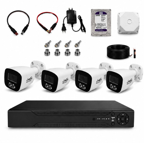 پکیج 4 عددی 5Mدوربین BN_805-CH65 مداربسته AHD با کیفیت عالی