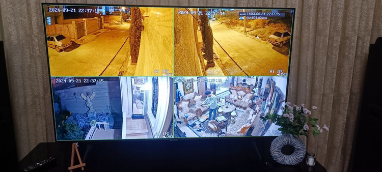 پکیج 2 عددی AHD 5M دوربین مداربسته BN-805-CH65 با زاویه خوب و کیفیت شفاف